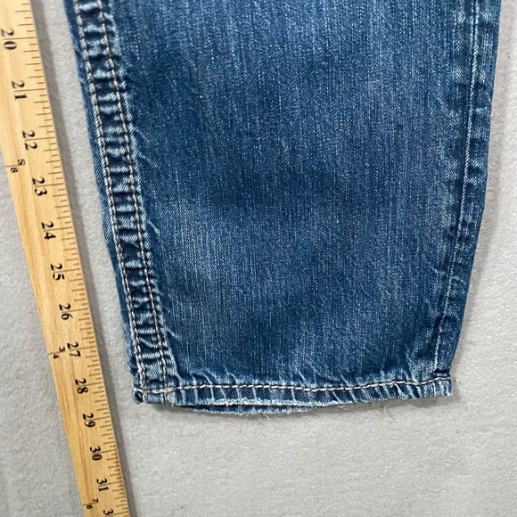 Silver Hunter Loose Tapered Denim Blue Jeans Pants Mens Size 31 x 32 - Picture 10 of 10